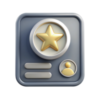 wonderful creative Online Profile Badge Silver Star Transparent Background authentic png