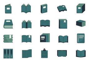 Bookstore Stock Design Element Set vector