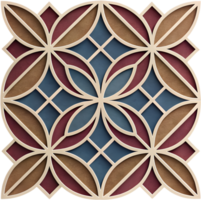 Dynamic abstract art designs with geometric patterns for clipart. . png