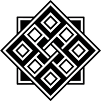Stylish abstract geometric shape with sharp symmetrical precision and elegance. . png