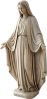 Mother Mary statue symbolizing peace and spiritual devotion. . png
