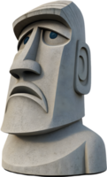 Moai statues are symbols of spiritual and cultural significance. . png