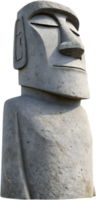 Moai statues symbolize mystery and ancient history on Easter Island. . png