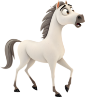 Elegant Andalusian horse dynamic clipart showing power and grace. . png