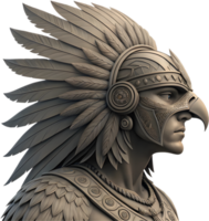 Powerful Aztec Eagle Warrior Clipart for Timeless Representation. . png