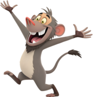 Expressive Baboon Capturing the Spirit of Nature. . png