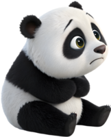 Happy and Playful Baby Panda Looking So Fun. . png