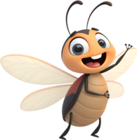 Playful Insect Cartoon Beetle with Bright and Fun Designs. . png