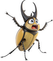 Bright and Playful Beetle Clipart for Creative Projects. . png