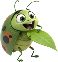 Colorful and Quirky Beetle Cartoon Clipart for Creative Projects. . png