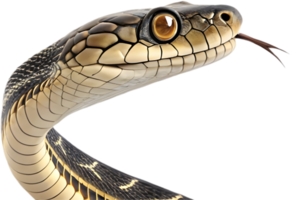 Stunning wild python snake with beautiful patterns for wildlife art. . png