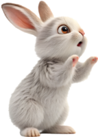 Playful bunny character for adorable design projects. . png