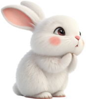 Fluffy and animated bunny clipart for fun occasions. . png