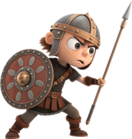 Fierce-hearted warrior displaying unstoppable combat skills. . png