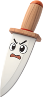 Hilarious Chef Knife with Wacky Expression. . png