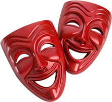 Playful mask designs for comedy and joyful theatrical shows. . png