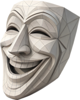 Humorous comedy masks for theater performances and joyful shows. . png