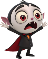 Digital drawing of cute vampire boy in spooky pose. . png