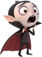 Spooky and adorable vampire boy clipart for spooky designs. . png