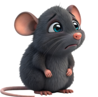 Playful mischievous rat character for digital projects. . png