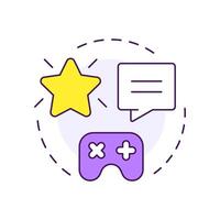 Higher user engagement multi color concept icon. Interaction between users and platform. Benefit of PWAs. Round shape line illustration. Abstract idea. Graphic design. Easy to use in presentation vector