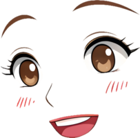 Minimalist Digital Drawing of a Happy Face with Soft Curves. . png