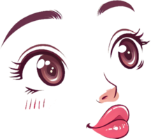 Minimalist Drawing of a Happy Face with Elegant Curves. . png