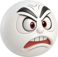 Wacky Cartoon Face with Entertaining Style. . png