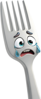 Funny Fork Cartoon Character Clipart for Your Collection. . png