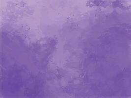 Purple Watercolor Cloud Background with Dreamy Soft Texture vector
