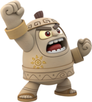 Golem mythical stone character for animation. . png