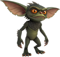 Magical Gremlin Cartoon with Animated Style. . png