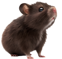 Adorable tiny hamster full of excitement and fun. . png