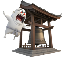 Ethereal Japanese Yokai Ghost Clipart for Use in Designs. . png