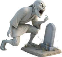 Japanese Yokai Spirit Clipart for Mythical and Fantasy Creations. . png