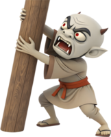 Mythical Japanese Yokai Creature Clipart for Illustration Use. . png