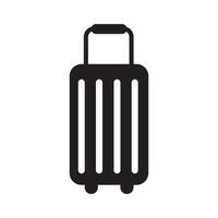 baggage icon design over white vector