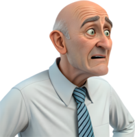 Confident business worker in suit for office presentation. . png