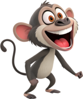 Colorful Playful Monkey Clipart for Fun Projects. . png