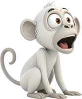 Fun and Lively Monkey Cartoon Character for Clipart Collection. . png