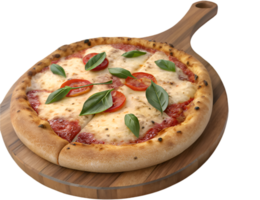 Classic wood-fired Neapolitan pizza with artisan crust and fresh ingredients. . png