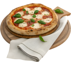Premium Neapolitan pizza with thick mozzarella and fresh-tasting basil. . png