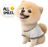 Happy Lovable Puppy Character Full of Fun Joy. . png