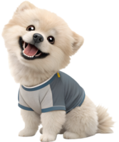 Joyful Happy Dog Cartoon Full of Playful Energy. . png