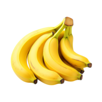 Ripe bunch of yellow bananas a natural curve png