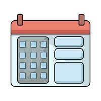 illustration of calendar date vector