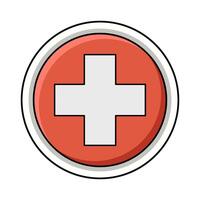 Medical Emergency Button vector