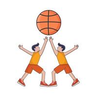 illustration of Jump Ball vector