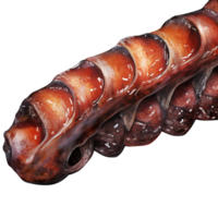 Close-up of red tentacles with a textured, bumpy surface png