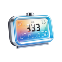 Modern digital clock displaying time with a sleek and stylish design png